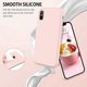 thumbnail image 2 of iPhone X Case, iPhone Xs Case, Liquid Silicone Soft Gel Rubber Slim Cover with Microfiber Cloth Lining Cushion Shockproof Full Body Protective Phone, 2 of 4