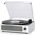 thumbnail image 1 of Tocadiscos de vinilo Seasonlife Vintage, blanco, 1 of 8