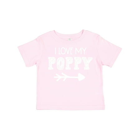 

Inktastic I Love My Poppy Arrow Gift Toddler Boy or Toddler Girl T-Shirt