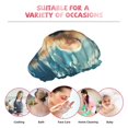 thumbnail image 7 of Yiaed Cute Swimming Guinea Pig Print Reusable Shower Cap & Bath Cap & Lined, Oversized Waterproof Shower Caps Designed for all Hair Lengths, 7 of 7