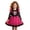 48Hot Pink68, variant on WERYOUNG Halloween Girls Dresses Skeleton Rose Print Long Sleeve Crew Neck Mesh Dresses For Girls Festival Party Soft Sundress 12-18 Months