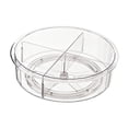 thumbnail image 4 of Organizador de condimentos, organizador de plato giratorio, partición extraíble, estante de especias de cocina, rotación de 360 grados para botellas, 4 of 8