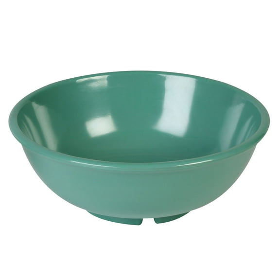 Excellante Color Green Melamine Dinnerware Collection 7.5 Inch Salad Bowl - 24 Oz, Comes in Dozen