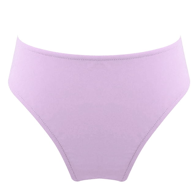 Kids Girls' Slim Swimming Bottom with Lining UPF50+ Sun Protection Rash Guard Swim Brief Lavender 10