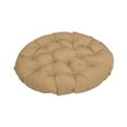 thumbnail image 5 of Bothyi Padded Seat Cushion Egg Chair Cushion Diameter 40cm for Bedroom Porch Garden Khaki, 5 of 8