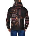 thumbnail image 6 of Saiise Five Nights At Freddy'S Mens Zip Up Hoodie Long Sleeve Full-zip Hooded Sweatshirt Pullover With Kangaroo Pocket S-3XL, 6 of 6
