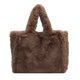 thumbnail image 4 of Bolso de felpa para mujer, bolso de mano de gran capacidad de moda de invierno, bolso de hombro para mujer, bolso de felpa suave, 4 of 6