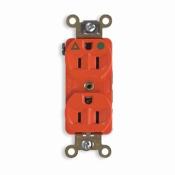 Duplex Receptacle Isolated Ground 20 Amp Ivory