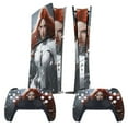 thumbnail image 2 of Skin Sticker for PS5 Slim Standard Disc Digital Edition Console and Controllers Decals for Playstation 5 (White Agent,PS5 Slim), 2 of 5