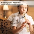 thumbnail image 4 of Blockflöte Soprano Recorder Instrument with Storage Bag, Baroque Fingering C Key German-style Plastic Recorder, Recorder Instrument for Adults Beginners, 4 of 9