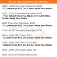 thumbnail image 3 of MAX Advanced Brakes - Rear Brake Kit For 1999-2006 Chevy Silverado 2500| Carbon Ceramic Brake Pad and Rotor Kit| Daily Driving Geomet Coated Brake Rotors, 3 of 9