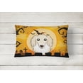 thumbnail image 2 of Carolines Treasures BB1770PW1216 Halloween Longhair Creme Dachshund Canvas Fabric Decorative Pillow, 12H x16W,, 2 of 3