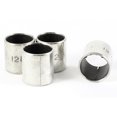 thumbnail image 1 of 4 piezas de manguitos de cojinete de metal autolubricante en tono plateado 15mm x 14mm x 12mm, 1 of 1