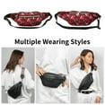 thumbnail image 2 of Unique Bargains 1 Pc Fanny Pack Watermelon Pattern Waist Bag Red, 2 of 5