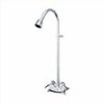 thumbnail image 3 of Central Brass 0477-RC Central Brass Two Handle Utility Shower - Rough Chrome, 3 of 3
