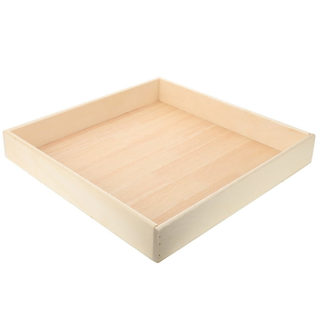Plateau de Sable pour Enfants Bac à Sable en Bois Activités Intérieures Extérieures Bac à Sable Jouet pour Enfants Extérieur Intérieur Bac à Sable Plateau de Sable (L)
