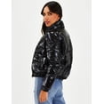 thumbnail image 3 of Chamarra acolchada efecto piel Roman Fashion /Juvenil, 7023 (Negro) negro CH Roman Fashion CH-BOM-7023-NEGRO, 3 of 6