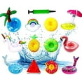 thumbnail image 1 of Yeacher 12pack Inflatable Drink Holder,Inflatable Cup Pool Drink Holder Floats Coasters for Summer Pool Party, 1 of 7