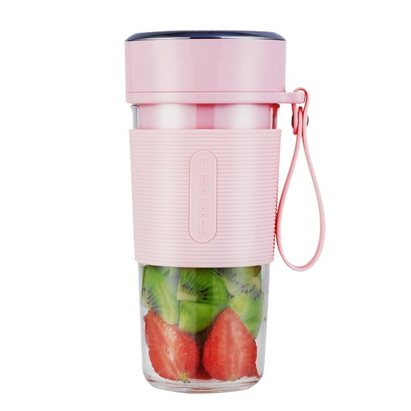 Amdohai Mélangeur Électrique Portable 300 ml avec Gobelet, Mini Smoothie Rechargeable par USB