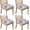 Pioneer Flower-73, variant on Pioneer Flower Seat Covers for Dining Room Chairs Set Of 4,Stretch Printed Washable Chair Seat Cover with Elastic Ties and Button,Removable Waterproof Couch Cushion Covers