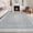 Gray, variant on Memoryfield 2' x 6' Bordered Runner Rug, Washable Non-Slip Low-Pile Carpet, Modern Geometric Design for Living Room, Bedroom, Kitchen, Green