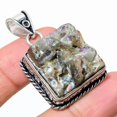 thumbnail image 2 of Natural Titanium Druzy Gemstone 925 Sterling Silver Gift Pendant 1.69", 2 of 2