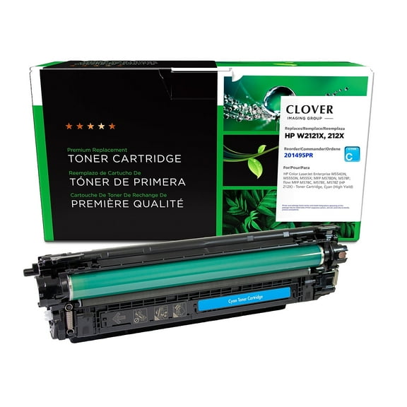 Clover Imaging Group  Cyan High Yield Toner Cartridge Replacement for HP 212X (W2121X)