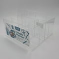 thumbnail image 3 of Swissco Portable Storage Caddy Organizer Caddy for Arts and Crafts, School Supplies, 8 Sections, Clear, 3 of 8