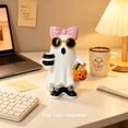 thumbnail image 5 of WKSCLPAI Halloween ghost statue,Cute ghost figurine,Purple Halloween decoration,Indoor/Outdoor Resin Figurine,Spooky Party Prop & Gift, 5 of 9