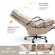 thumbnail image 1 of Ergonomic Chaise Office Chair Mobile Swivel Bedroom Recliner Office Chair Accent Lazy Work Cadeira Ergonomica Office Furniture My Lux Decor Round, 1 of 18