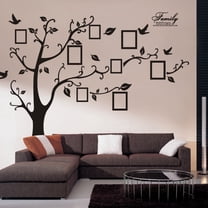 Large 3D Tree Wall Stickers DIY Family Photo Frames Tree Wall Decal Art Murals Decoration for Living Room Bedroom Kindergarten Restaurant Home TV Background Decor