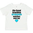 thumbnail image 3 of Inktastic My Great Grandma in Heaven Watches over Me Boys or Girls Baby T-Shirt, 3 of 5