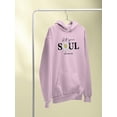 thumbnail image 3 of Lets Your Soul Shine Daisy Hoodie Women -Image by Shutterstock, Female Large, 3 of 4