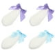 thumbnail image 4 of 2 pares de pinzas para el pelo de orejas de conejo de felpa, preciosas horquillas con lazo (azul, morado), 4 of 8