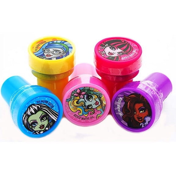 12 Monster High  Authentic Licensed Self Inking Stampers