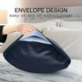 thumbnail image 4 of Yayeee Pillowcase Standard Size Set of 2 Satin Wrinkle Resistant Pillow Case, Blue Christmas Light, 4 of 7