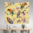 thumbnail image 3 of Daiia Beautiful Bright Birds And Flowers Pattern Tapestry 60x51 Inches Wall Hanging Tapestry Artistic Wall Hanging Bedroom Wall Decor Living Room Tapestry Dorm Room Decor, 3 of 9