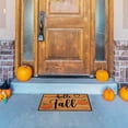 thumbnail image 7 of YAWUBT Happy Fall Door Mat – Pumpkin & Leaves Welcome Rug, Non-Slip, Durable PVC, Indoor/Outdoor Use, for Thanksgiving, Front Door Decor, 16 x 24 Inches, 7 of 7