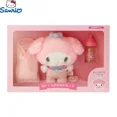 thumbnail image 2 of Chupete de bebé original de Sanrio, biberón de peluche Cinnamoroll, Hello Kitty, My Melody, muñeco de bebé con traje de vestir, juguetes de peluche de anime, 2 of 5