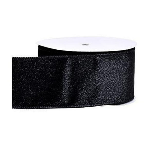 Bows for Christmas Tree Christmas Velvet Wired Edge Ribbon 2.4 Inch 9 Yard Cobalt Blue