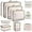 Beige, variant on LEPECQ 9Pcs Packing Cubes,Nylon Luggage Packing Organizers for Travel Accessories Space Saving Travel Bags for Carry On, Lightweight Laundry and Shoe Bag