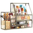 thumbnail image 1 of Set de organizador de maquillaje de Vidrio Hersoo apilable 3 unidades, 1 of 6