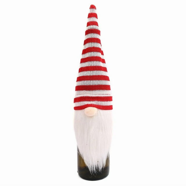 Holiday Saving! srobpty Christmas Decoration, Home Decor, Santa Claus Red Wine Cap