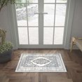 thumbnail image 3 of Traditional 2x3 Area Rug (2' x 3') Oriental Gray, Cream Indoor Scatter Easy to Clean, 3 of 10