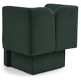 thumbnail image 4 of Meridian Furniture Marcel Boucle Fabric Upholstered Accent Chair in Rich Green, 4 of 7