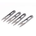 thumbnail image 1 of Unique Bargains Metal Grip Thread Fishing Line Sewing Yarn Scissor Cutter Snipper Gray 4Pcs, 1 of 2