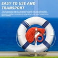 thumbnail image 3 of 20/28 inch Foam Life Preserver Ring with 98.4 ft Floating Lifesaving Rope, Throwable Flotation Device, for Boat Safety Equipment, 3 of 5
