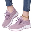 thumbnail image 4 of Sewkxo Womens Running Shoes Slip-on Walking Tennis Sneakers Lightweight Breathable Casual Soft Sole Mesh Workout Sports Shoes,Light Purple 38, 4 of 4