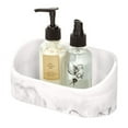 thumbnail image 2 of (2 pack) iDesign Dakota Vanity Organizer, White Marble, 2 of 5