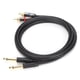 thumbnail image 2 of JORINDO Cable dual de 6,35 mm macho a doble RCA macho Cable de conexión del distribuidor de audio, 2 of 8